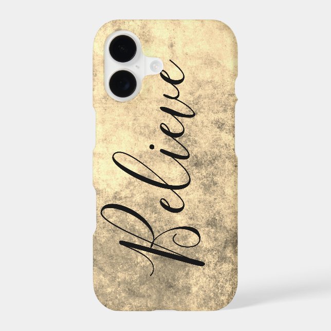 Gold Texture Believe (Back)