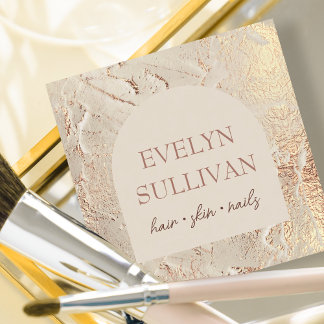 Gold texture business card