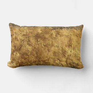 Gold texture lumbar cushion