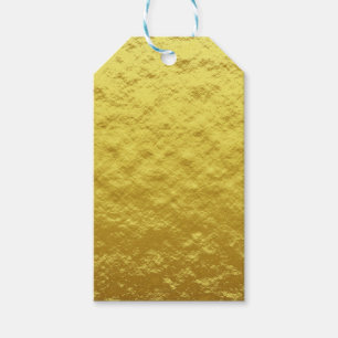 Gold Texture Pattern (Luxurious Golden Glow) Gift Tags