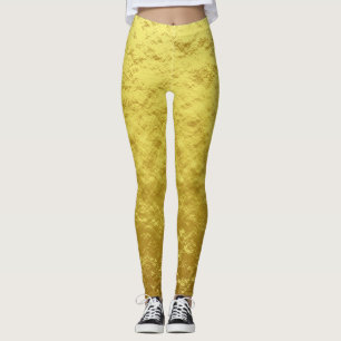 Gold Texture Pattern (Luxurious Golden Glow) Leggings