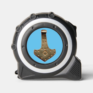 Gold Thor Hammer blue tape measure 1