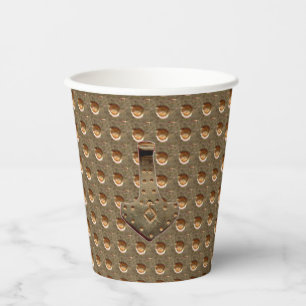 Gold Thor Hammer gold indent paper cups