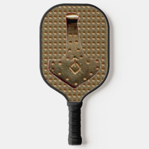 Gold Thor Hammer Gold Indent pickleball paddle