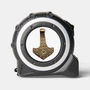 Gold Thor Hammer white tape measure 1