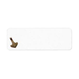 Gold Thor's Hammer return address labels