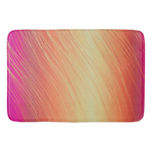 "gold" threads bath mat