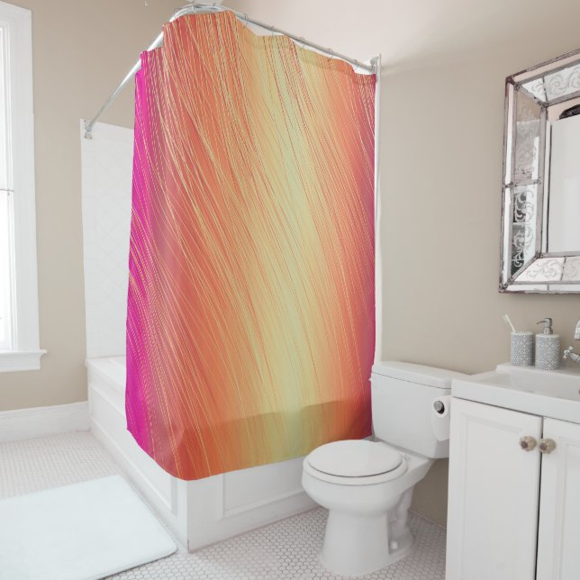 "gold" threads shower curtain (In Situ)