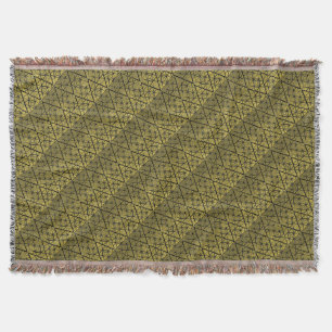Gold throw blanket