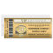 Gold Ticket 50th Birthday Party