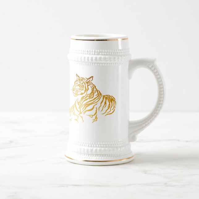 Gold Tiger Mug (Right)