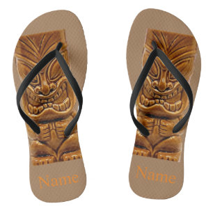 Gold Tiki Sculpture Thunder_Cove Jandals