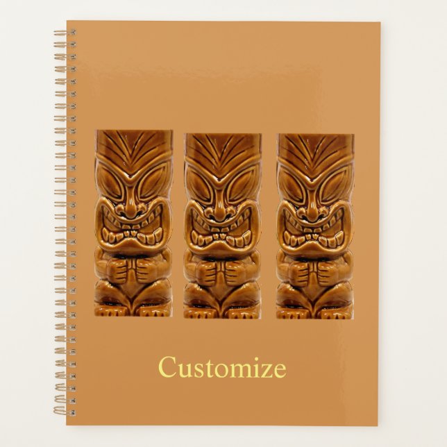 Gold Tiki Sculpture Thunder_Cove Planner (Front)