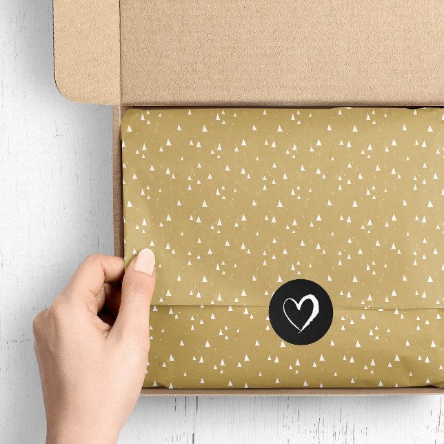 Gold Tiny Triangles Tissue Paper (Creator Uploaded)