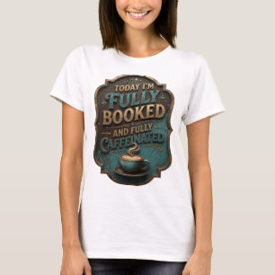 Gold TODAY I'M FULLY BOOKED AND FULLY CAFFEINAT v3 T-Shirt