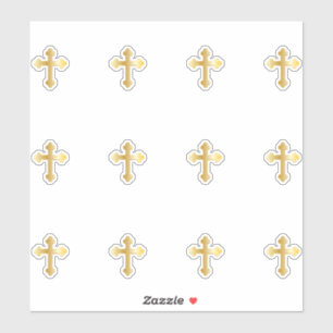 Gold Tone Trinity Cross