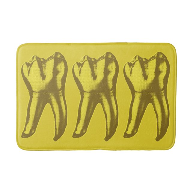 Gold Tooth Bath Mat (Front)