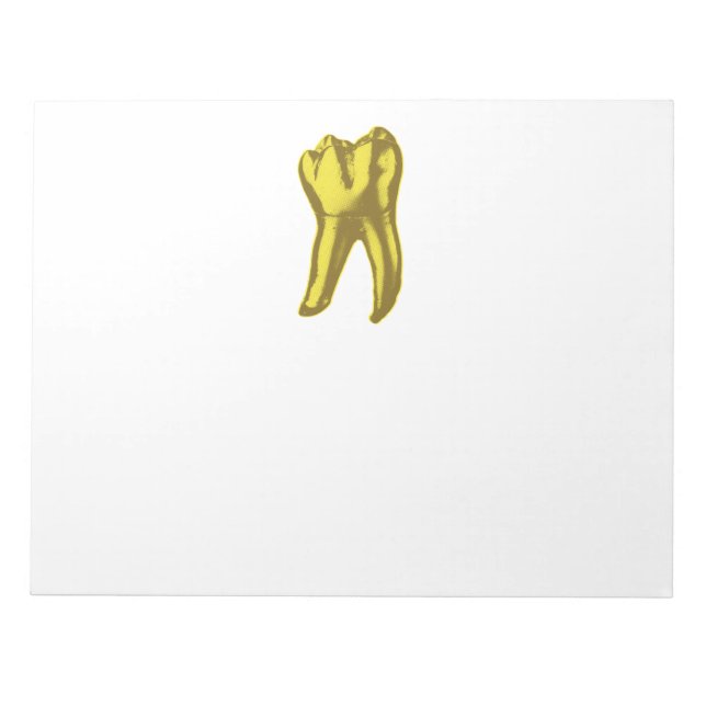 Gold Tooth Notepad (Front)