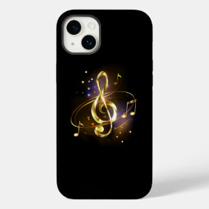 Gold Treble Clef Music Case-Mate iPhone 14 Plus Case