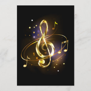 Gold Treble Clef Music Programme