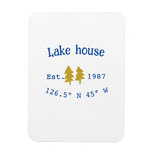 Gold tree blue lake house add coordinate year fami magnet