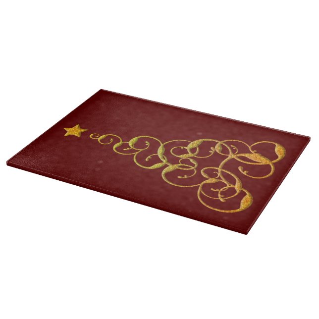 Gold Tree Cutting Board (Corner)