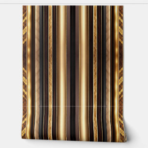 Gold Trendy Wood Art Lamperia Collection Wallpaper