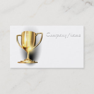Gold Trophy Business Card