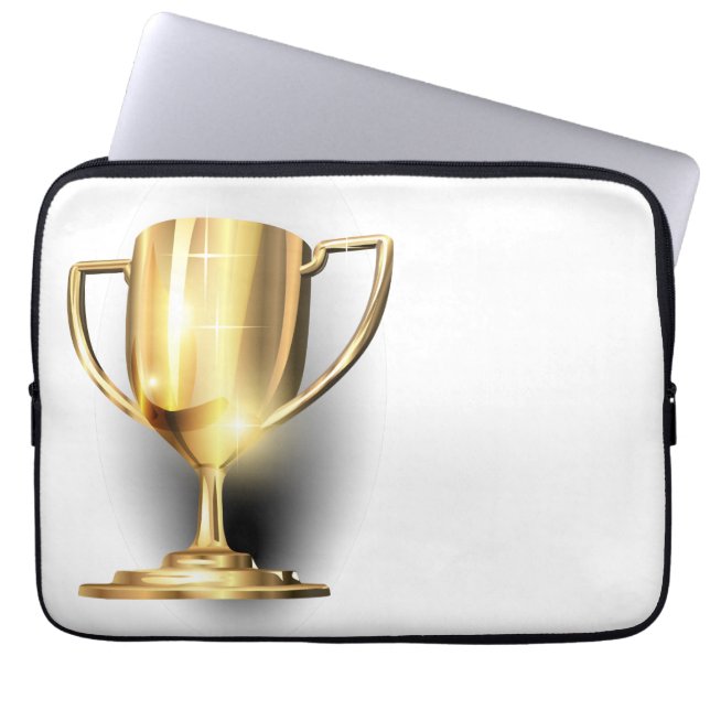 Gold Trophy Laptop Sleeve (Front)