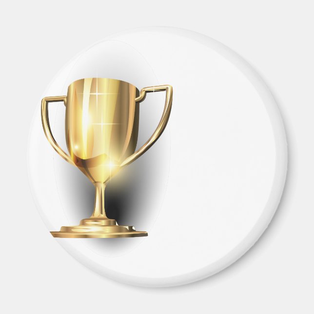 Gold Trophy Magnet (Front)