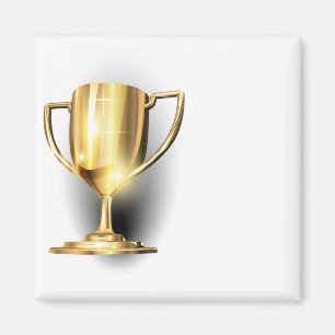 Gold Trophy Magnet