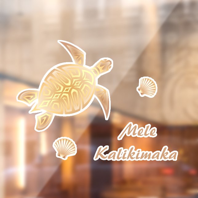 Gold Turtles Mele Kalikimaka  (Sheet 2)