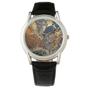 Gold Vein Agate Watch