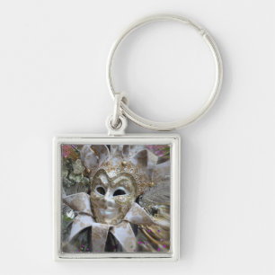 Gold Venetian Mask Keyring