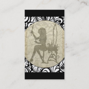 Gold Vintage Damask Divine Elegance Business Card