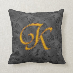 Gold Vintage Rose K Cushion