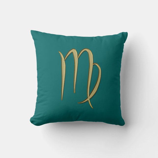 gold virgo cushion (Front)
