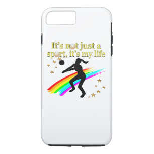 GOLD VOLLEYBALL IS MY LIFE DESIGN Case-Mate iPhone CASE