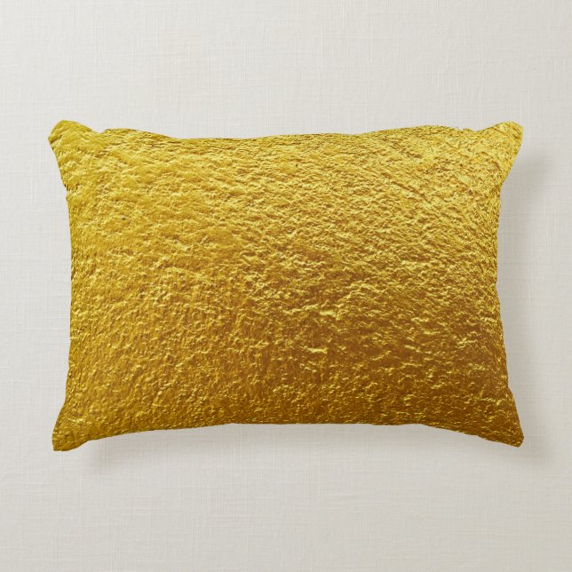 Gold wall texture designabstract, ancient, antique decorative cushion (Front)