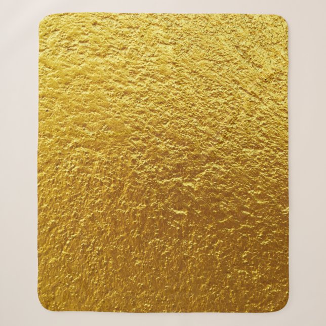 Gold wall texture designabstract, ancient, antique sherpa blanket (Front)