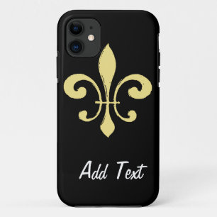 Gold Washout Fleur De Lis Case-Mate iPhone Case