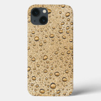 Gold water droplets Case-Mate iPhone case
