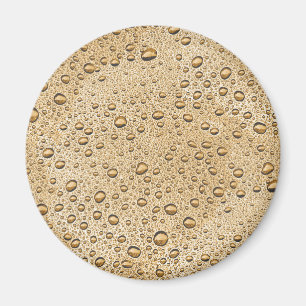 Gold water droplets magnet