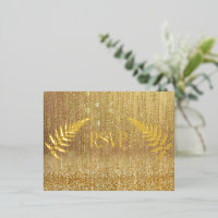 Gold Waterfall Curtain RSVP