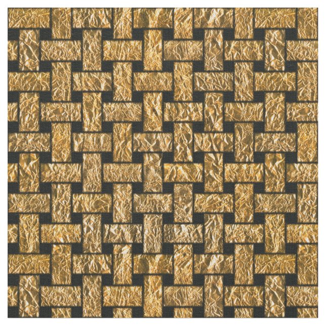Gold Weave 1 Custom Fabric (Close Up)