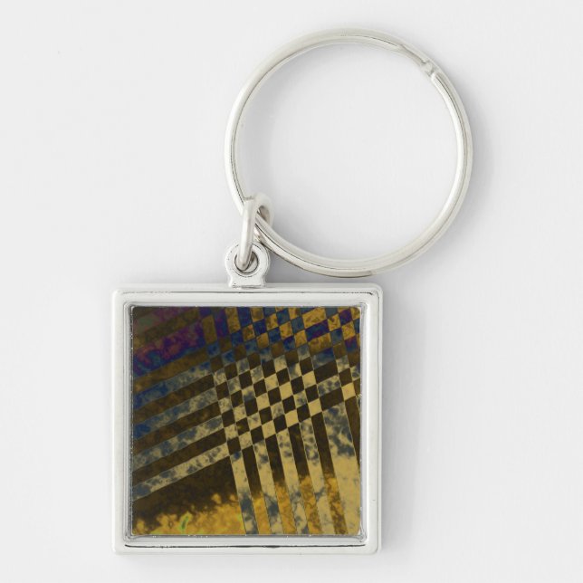 Gold Weave Key Ring (Front)