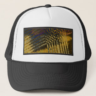 Gold Weave Trucker Hat
