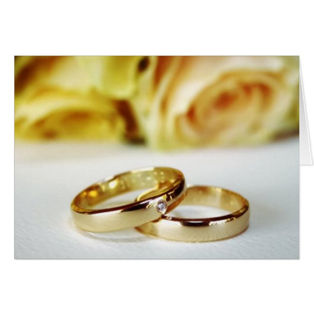 Gold Wedding Bands (Front Horizontal)