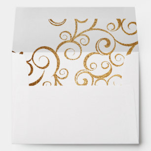 Gold Wedding Envelope
