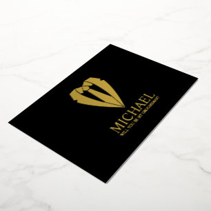 Gold Wedding Suit Personalised Groomsman Proposal